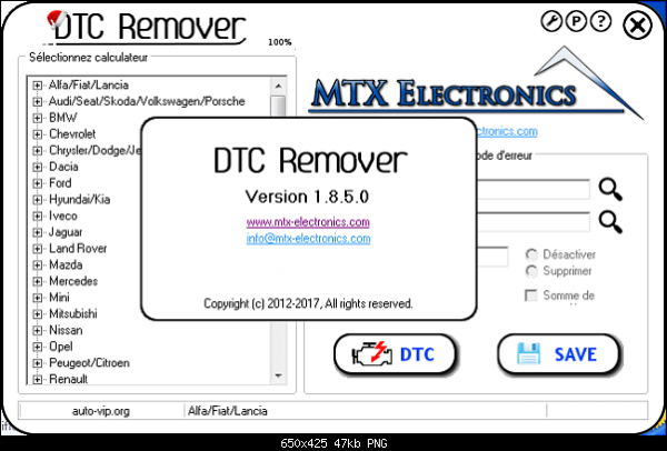 DTC Remover 1.8.5.0