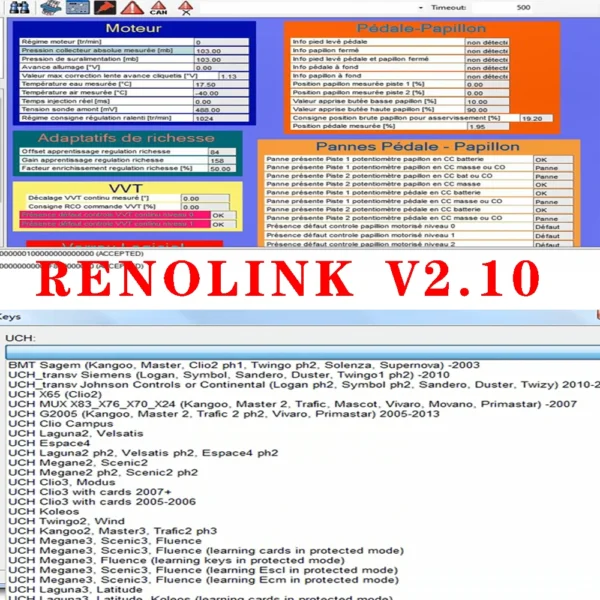 Renolink 2.10 activation