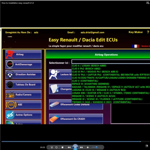 Easy Renault 6.1.4 (activation )