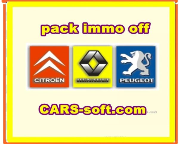 PACK IMMO OFF RENAULT PEUGEOT CITROËN