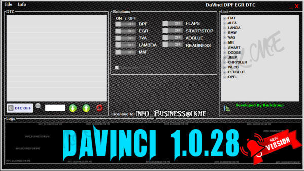 Davinci 1.0.28 online working