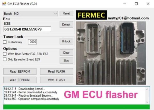 GM ECU Flashe new software