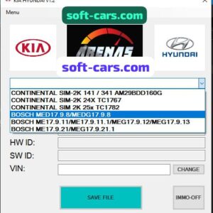 KIA HYUNDAI V1.2 SOFTWARE