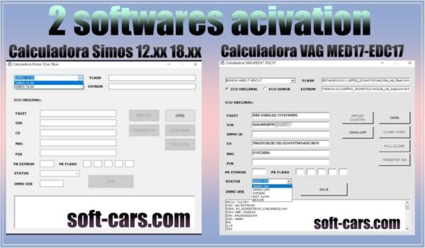 ACTIVATION 2 SOFTWARES VW MED17 & EDC17 AND SIMOS  12XX.18XX - Image 3