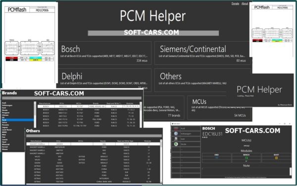 PCM Helper software
