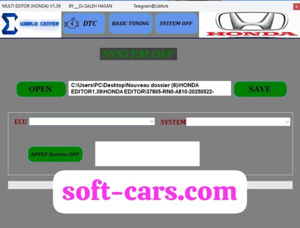 MULTI EDITOR HONDA V1.39 - Image 3