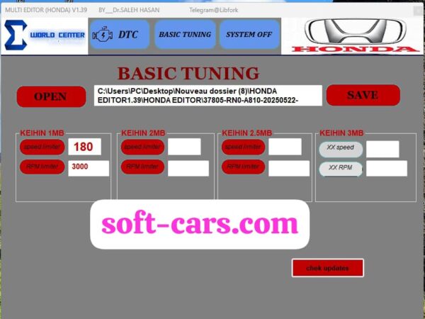 MULTI EDITOR HONDA V1.39 - Image 4