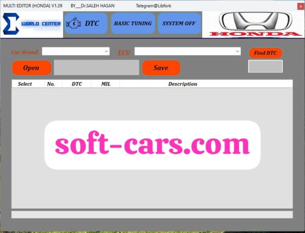 MULTI EDITOR HONDA V1.39 - Image 2