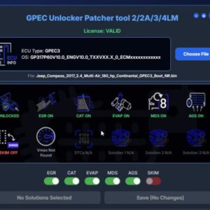 GPEC UNLOCKER  PATCHER TOOL 2/2A/3/4LM