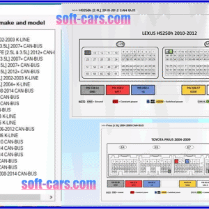 TOYOTA & LEXUS ECU Pinout Tool